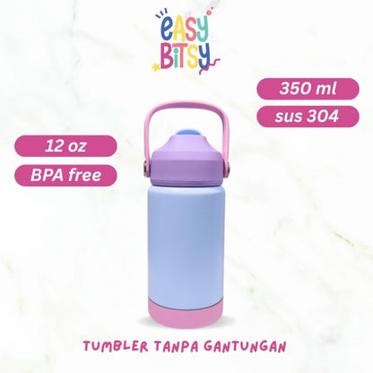 Easy Bitsy - Lego Tumbler Straw Colorful Tahan Panas dan Dingin 350-530ML/12-18OZ - Stainless Steel Bottle with Flip Lid Nobrand