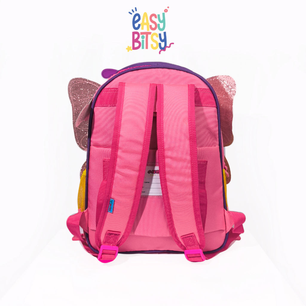 Easy Bits Tas Ransel Backpack SD Anak Laki-Laki Perempuan Astronot, Butterfly - Terence Tidak ada merek