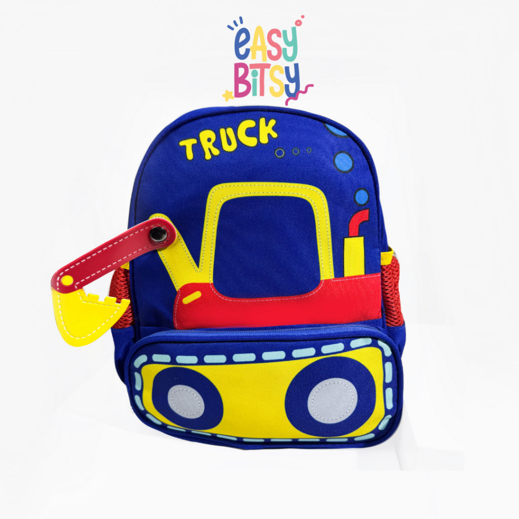 Easy Bitsy - Tas Ransel Anak Laki-laki PAUD TK - Truck Tidak ada merek