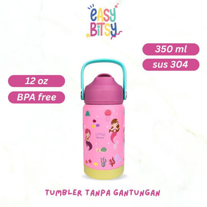 Easy Bitsy - Lego Tumbler Straw Colorful Tahan Panas dan Dingin 350-530ML/12-18OZ - Stainless Steel Bottle with Flip Lid Nobrand