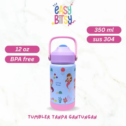 Easy Bitsy - Lego Tumbler Straw Colorful Tahan Panas dan Dingin 350-530ML/12-18OZ - Stainless Steel Bottle with Flip Lid Nobrand