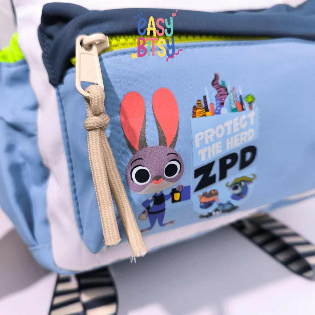Easybitsy Tas Ransel Backpack PAUD-TK Premium Zootopia - ZR Tidak ada merek