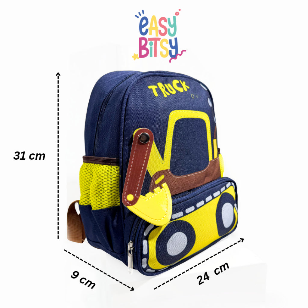 Easy Bitsy - Tas Ransel Anak Laki-laki PAUD TK - Truck Tidak ada merek