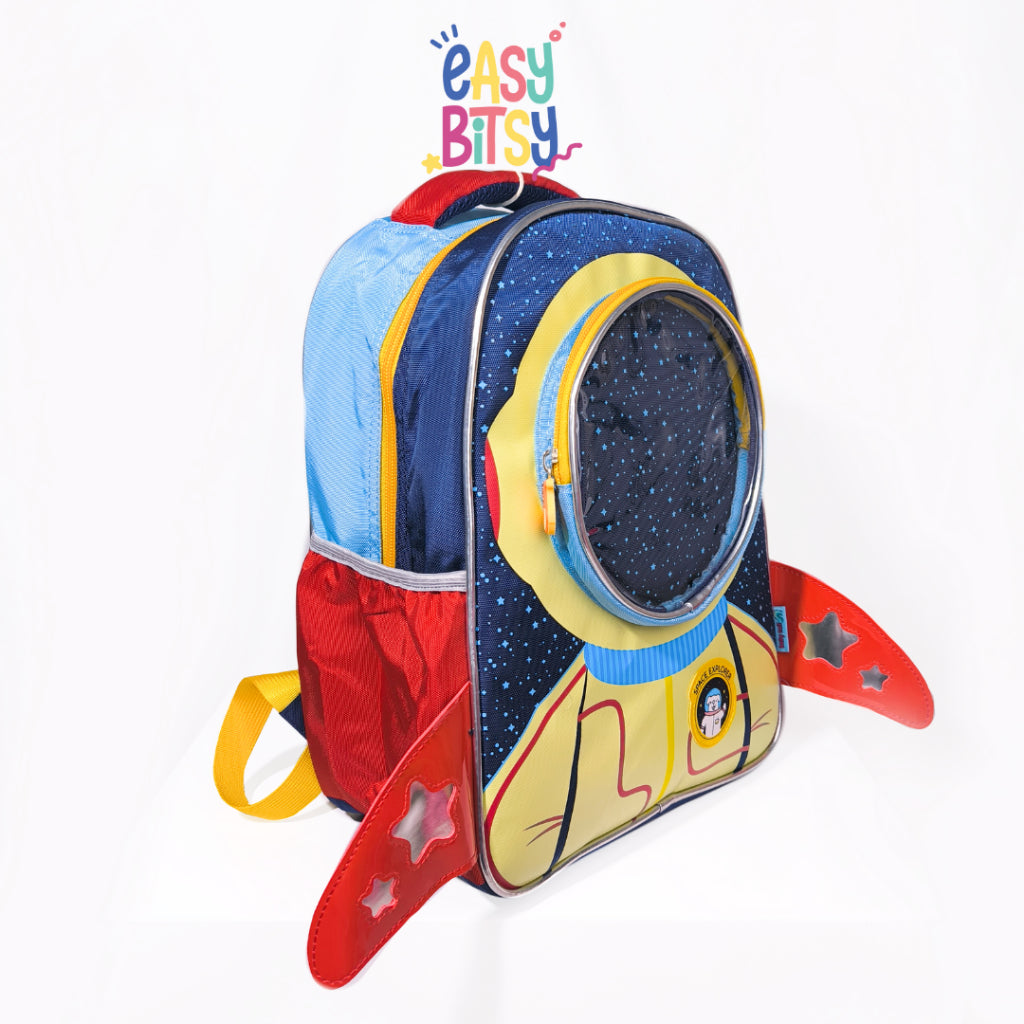 Easy Bits Tas Ransel Backpack SD Anak Laki-Laki Perempuan Astronot, Butterfly - Terence Tidak ada merek