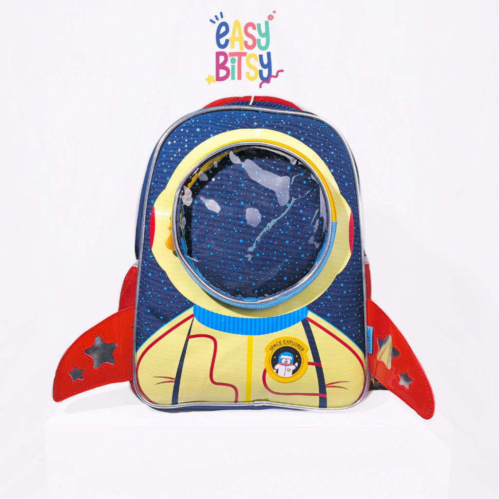 Easy Bits Tas Ransel Backpack SD Anak Laki-Laki Perempuan Astronot, Butterfly - Terence Tidak ada merek