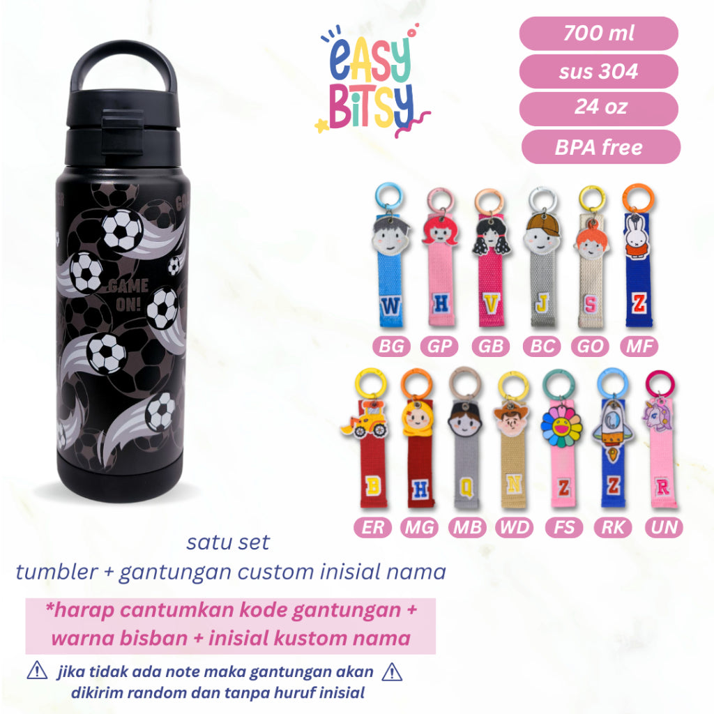 Easy Bitsy - Lego Tumbler Straw Colorful Tahan Panas dan Dingin 350-530ML/12-18OZ - Stainless Steel Bottle with Flip Lid Nobrand