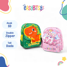 Easy Bitsy - Tas Ransel Anak Laki-Laki Perempuan Dino Unicorn Paw Patrol Backpack Sekolah SD -  Chopper Tidak ada merek