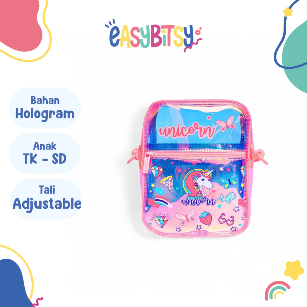 Easybitsy Tas Selempang Sling Bag Anak Perempuan Laki-Laki  PAUD-SD- Scar Tidak ada merek