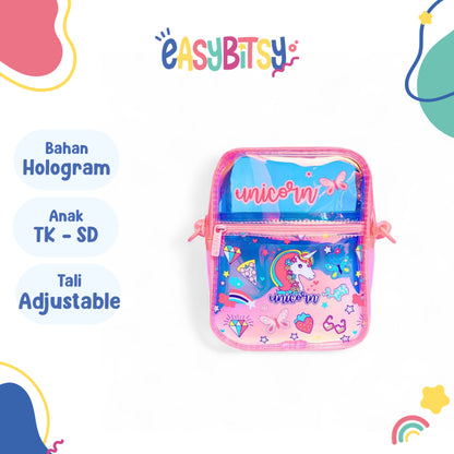 Easybitsy Tas Selempang Sling Bag Anak Perempuan Laki-Laki  PAUD-SD- Scar Tidak ada merek