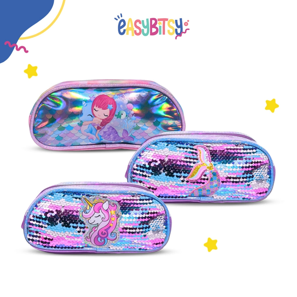 Easy Bitsy Tas Ransel Backpack 2in1 Anak Perempuan SD Mermaid, Ekor Mermaid, Unicorn - Eva Tidak ada merek