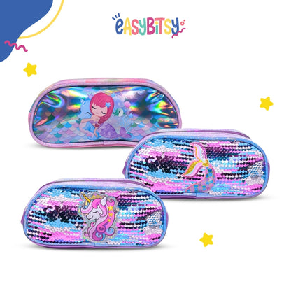 Easy Bitsy Tas Ransel Backpack 2in1 Anak Perempuan SD Mermaid, Ekor Mermaid, Unicorn - Eva Tidak ada merek