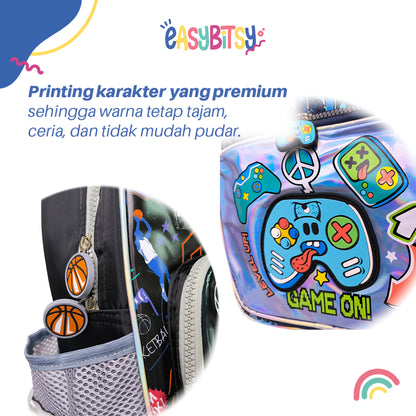 Easy Bitsy - Tas Ransel Anak Laki-laki Perempuan Backpack Sekolah SD - Miu Name Tidak ada merek