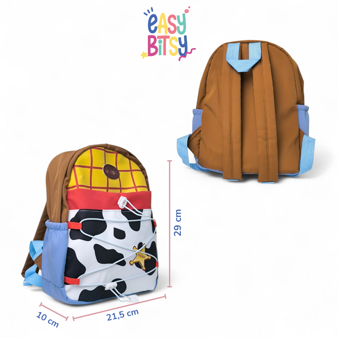 Easy Bitsy - Tas Ransel Toy Story Anak Laki-Laki Perempuan Backpack Sekolah PAUD - Disney Pixar Nobrand
